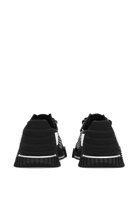 Sneakers NS1 in pelle di vitello bianca e nera DOLCE & GABBANA | CK1810-AI41489690